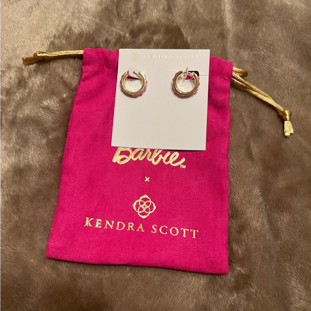 Kendra Scott x Barbie Huggie Earrings